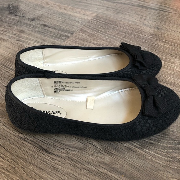 Cherokee Shoes Black Flats Poshmark